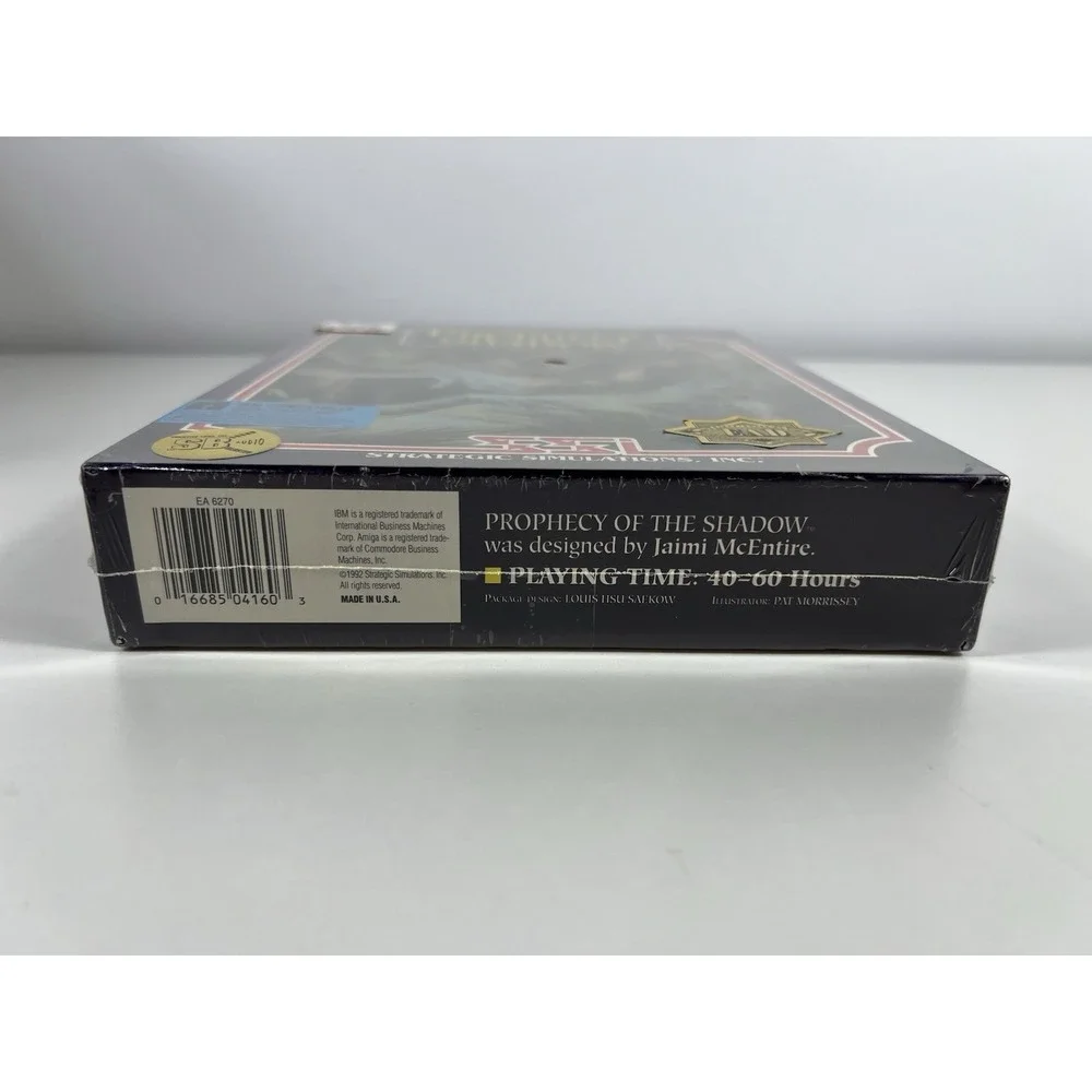 Prophecy of the Shadow (PC, DOS, 1992) SEALED Rare